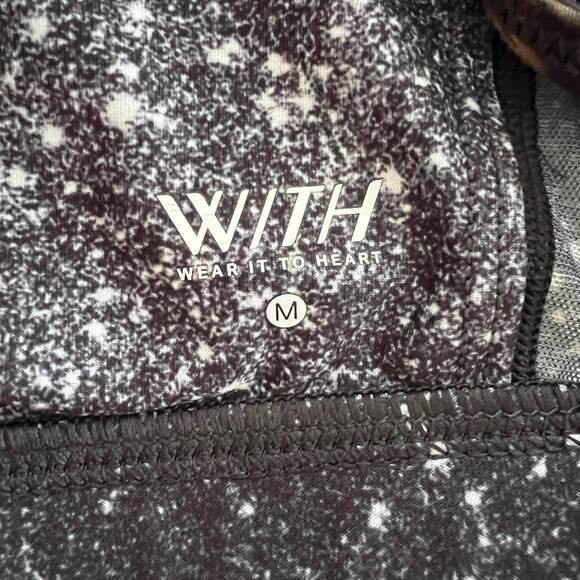 With Wear it To Heart Leopard Cheetah Celestial Print Strappy Sports Bra Size M - Picture 5 of 7